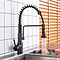 Zwarte Keuken Pull Down mengkraan 2 functie