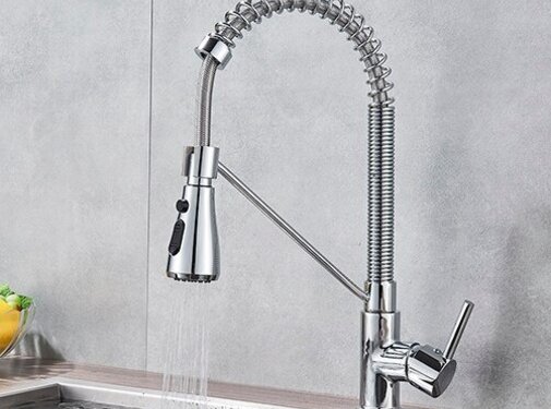 VALISA Pull Down spoel kraan met 2 standen chroom B