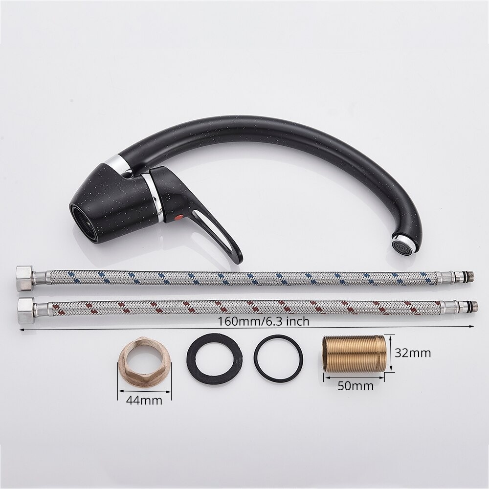 Shop nu deze Beige Messing Mengkraan Enkele Handgreep Draaibare Uitloop op Valisa.nl