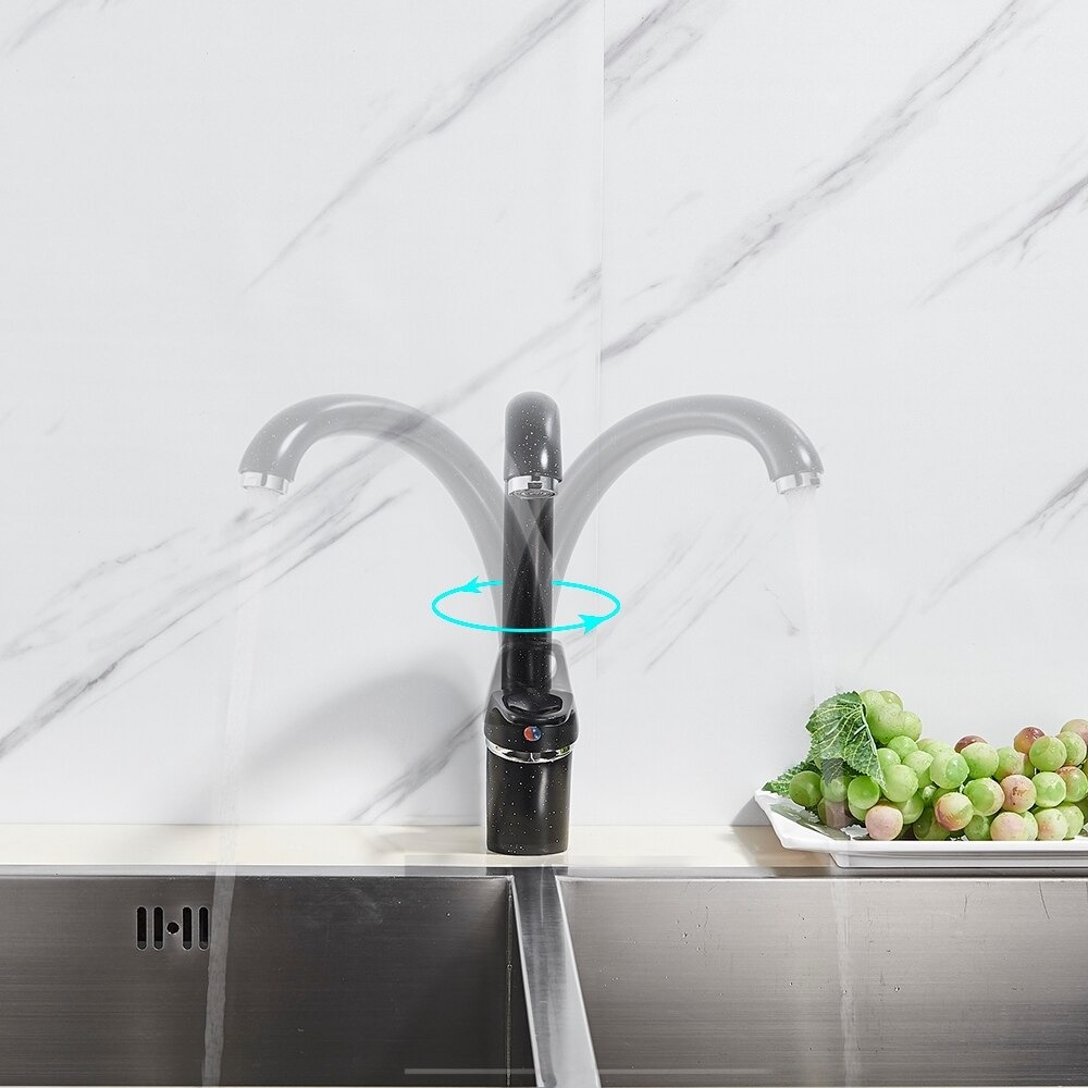 Shop nu deze Beige Messing Mengkraan Enkele Handgreep Draaibare Uitloop op Valisa.nl