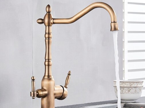 VALISA Klassieke Waterfilter Keuken Kraan Dual Uitloop aansluiting filter drinkwater