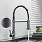 Horeca spoel keuken kraan Pull Down Gun Metal Grijs