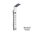 VALISA Luxe LED Douchepaneel met Handdouche en Temperatuurscherm Geborsteld nikkel C