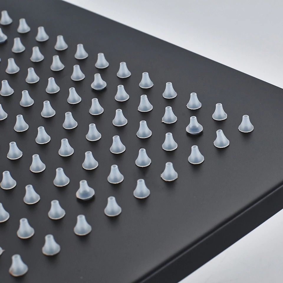 Shop nu deze Luxe thermostatische regendouche wand kraan bad douche set zwart D 3weg 40cm muur op Valisa.nl