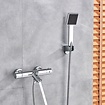 VALISA Moderne Thermostaat Douche Bad Chroom Met Hand Douche