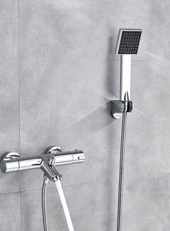 VALISA Moderne Thermostaat Douche Bad Chroom Met Hand Douche