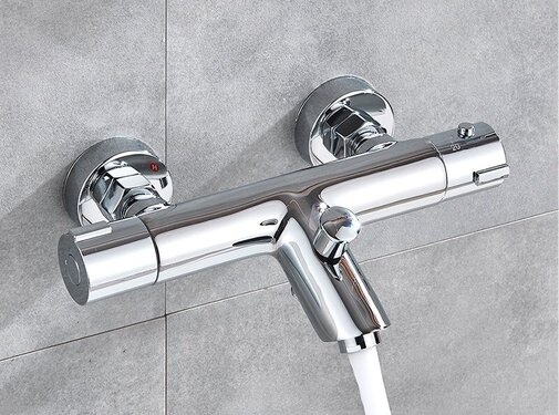 VALISA Moderne Thermostaat Bad mengkraan Chroom