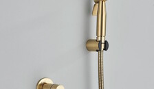 GGStudy Tall Single Handle Bathroom Vessel Sink Faucet - Copper Finish With Pop-Up Drain