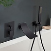 Bekijk hier onze : VALISA Bad Inbouw Wandkraan Waterval Uitloop Met Handdouche Mat zwart A