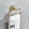 Luxe golden gepolijst badkamer handdoek ring