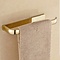 Gouden massief messing badkamer handdoek bar