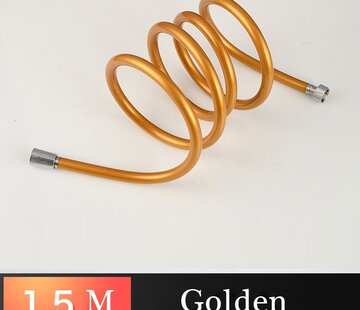 VALISA Douche slang PVC gouden flexibele 1.5M