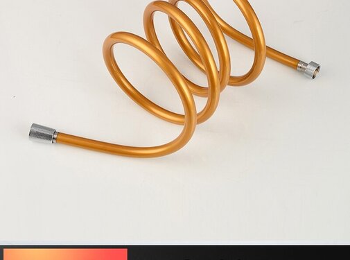 VALISA Douche slang PVC gouden flexibele 1.5M