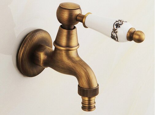 VALISA Wasmachine kraan wandhouder