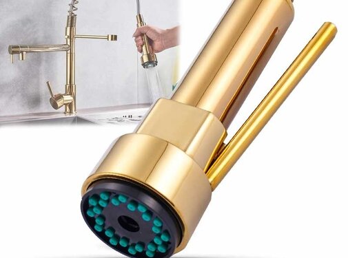 VALISA Gouden keuken kraan sproeikop