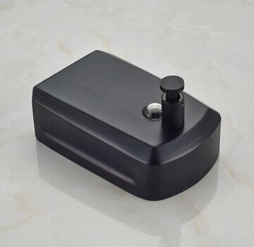 VALISA Zwarte zeep dispenser 800ML muurbevestiging zeep shampoo box houder