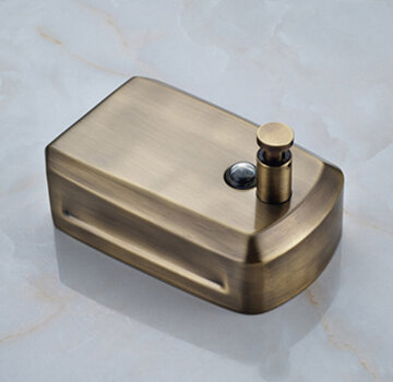 VALISA Antiek brons zeep dispenser 800ML muurbevestiging zeep shampoo box houder