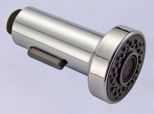 VALISA Modern gepolijst chroom ABS kunststof vervanging handdouche dubbele sproeier