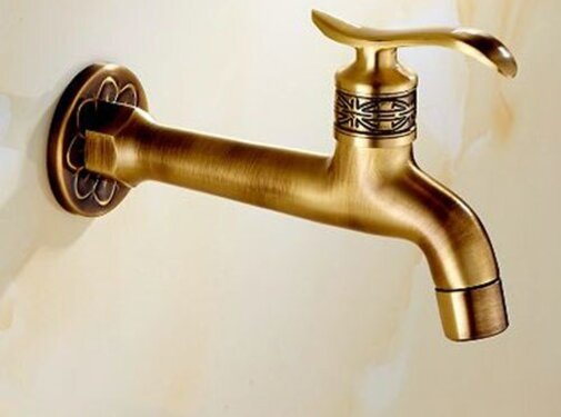 VALISA Antiek koper wasmachine kraan koud water Antiek A