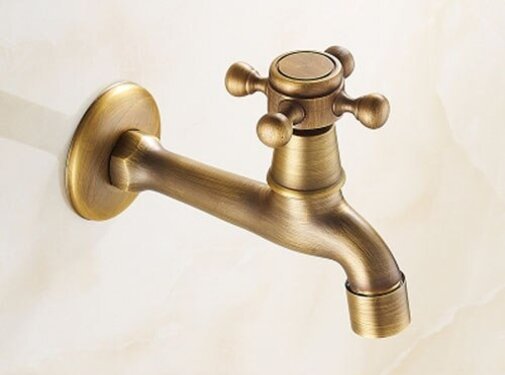 VALISA Antiek koper wasmachine kraan koud water Antiek I