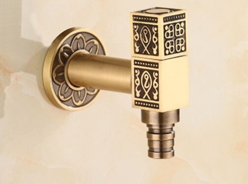 VALISA Antiek koper wasmachine kraan koud water Antiek P