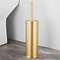 Luxe Vrijstaande Gouden Toiletborstel houder Vloerstandaard Rond