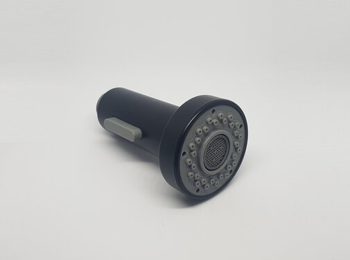 VALISA Mat Zwarte ABS kunststof Spoelkop Spreayer