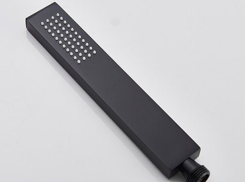 VALISA Losse handdouche zwart waterbesparend Messing F