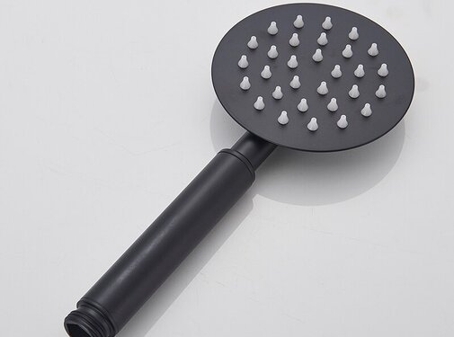 VALISA Losse handdouche RVS waterbesparend zwart RVS E