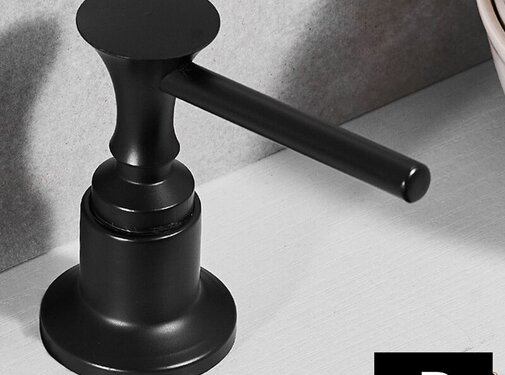 VALISA Zeep dispenser 220ML Mat zwart B