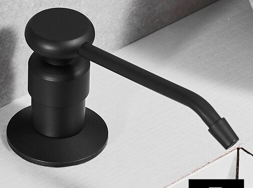 VALISA Zeep dispenser 220ML Mat zwart E