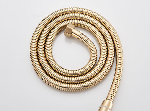 VALISA Geborsteld goud douche slang flexibele 1.5M
