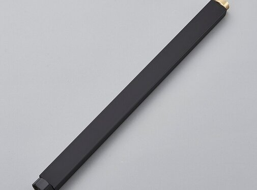 VALISA 40cm verleng stuk voor douche set vierkant zwart