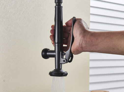 VALISA Horeca rinse sprayer sproeikop spuitkop voorspoelen zwart brons