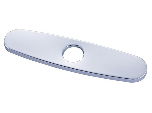 VALISA Afdekplaat werkblad keuken en wastafel Chroom rond