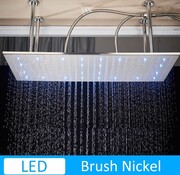 VALISA Luxe nikkel met LED 80cm x 40cm regendouche douchekop plafond gemonteerde regendouche