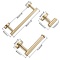 Badkamer Set Handdoek wcrol en Kleding Haak Badkamer Accessoires goud