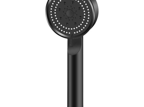 VALISA Nieuwe 5 standen handdouche verstelbare douche massage douchekop zwart
