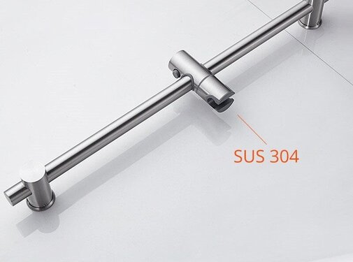 VALISA Glijstang Valisa deluxe 60cm geborsteld nikkel rond