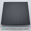 VALISA Luxe vierkante regen stort douche 60x60 cm groot met LED zwart