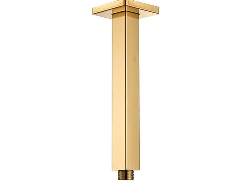 VALISA Plafond arm voor douchekop geborsteld goud