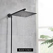 Bekijk hier onze : VALISA Regendouche met wand arm en 150cm doucheslang zwart 25cm