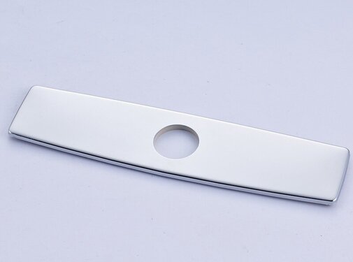 VALISA Afdekplaat werkblad keuken en wastafel Chroom hoek