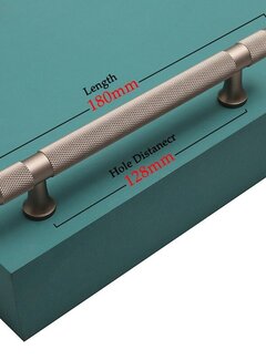 VALISA Luxe donker RVS metalen meubelen kast lade handvat keukenkast kledingkast Donker 180mm