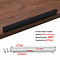 Design minimalistische meubel greep handvat kast lade handgrepen mat zwart 25.6cm