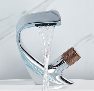 VALISA Sale | Luxe Design Wastafel Mengkraan Creatieve Waterval Kraan Chroom A