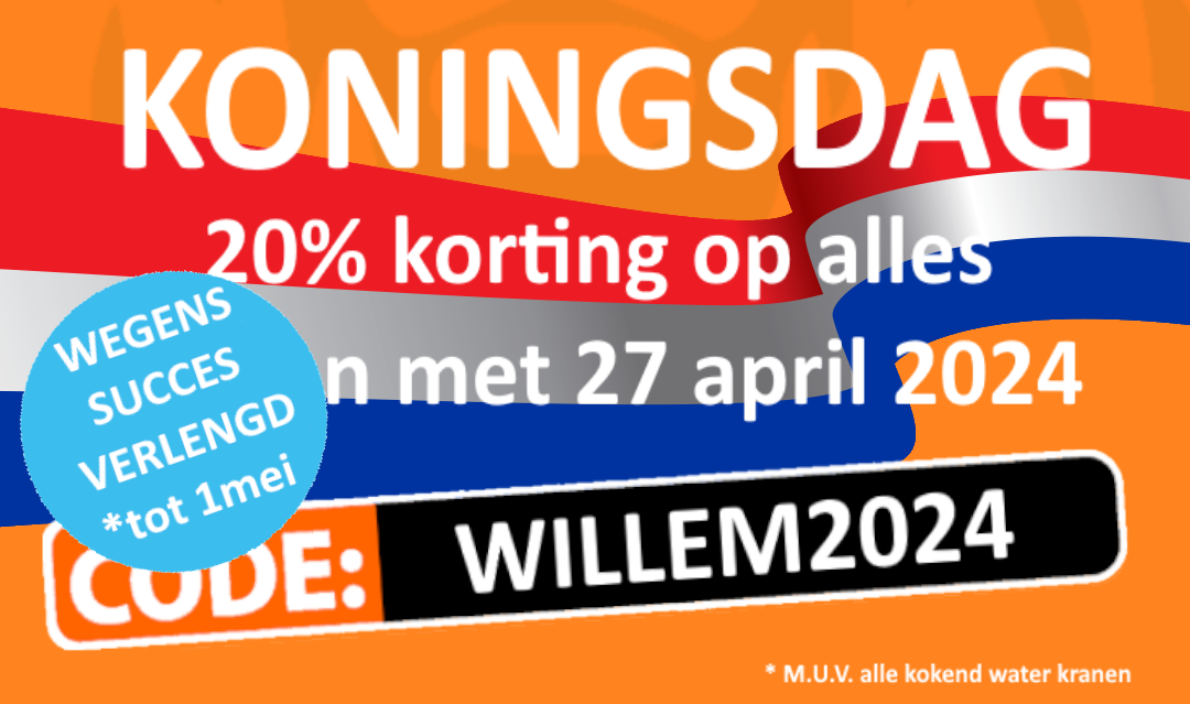 Open je winkelwagen en klik op 'Kortingscode toevoegen' onderin het betalingsoverzicht. Vul de code in en klik vervolgens op 'Toepassen'.