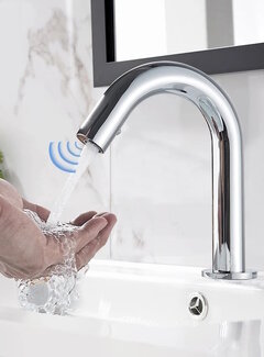 VALISA Automatische Infrarood Sensor Wastafel kraan Warm en Koud Water chroom laag