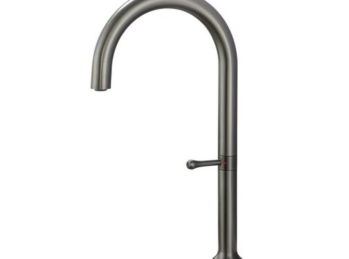 VALISA Luxe RVS design keukenmengkraan met hoge C uitloop gun metal