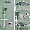 Bekijk hier onze : VALISA Chroom 4-weg thermostaat regendouche set met drukknoppen, waterval baduitloop, bidet en digitaal display | Type B